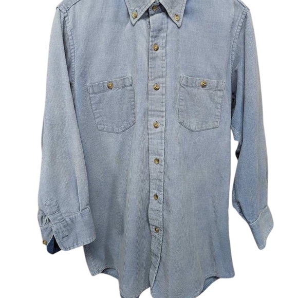 outdoor exchange Other - Vintage Outdoor Exchange blue corduroy button down longsleeve size M
